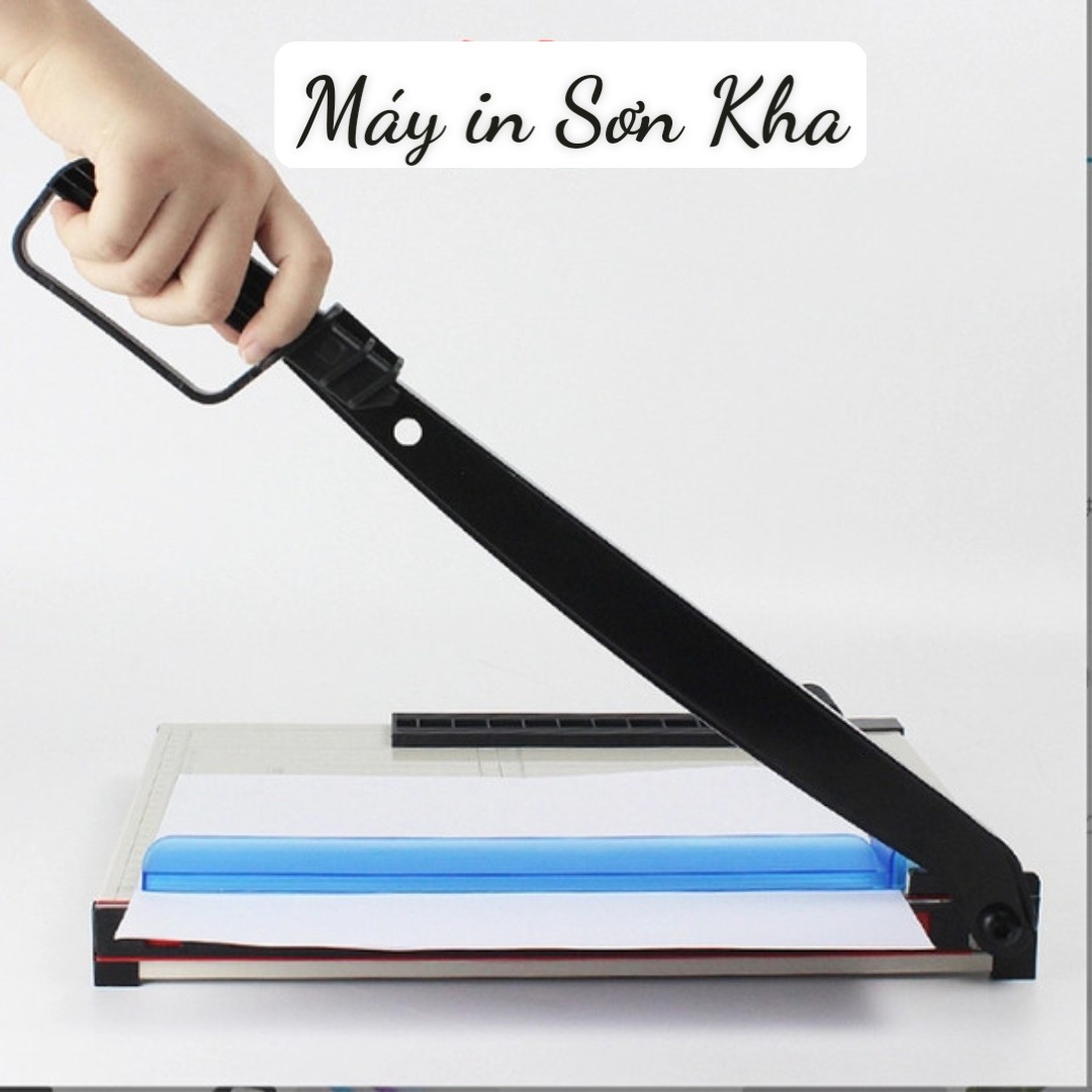 Bàn cắt giấy gld - a4 đường cắt 300mm, cắt 7-10 tờ/lần với giấy 70gms