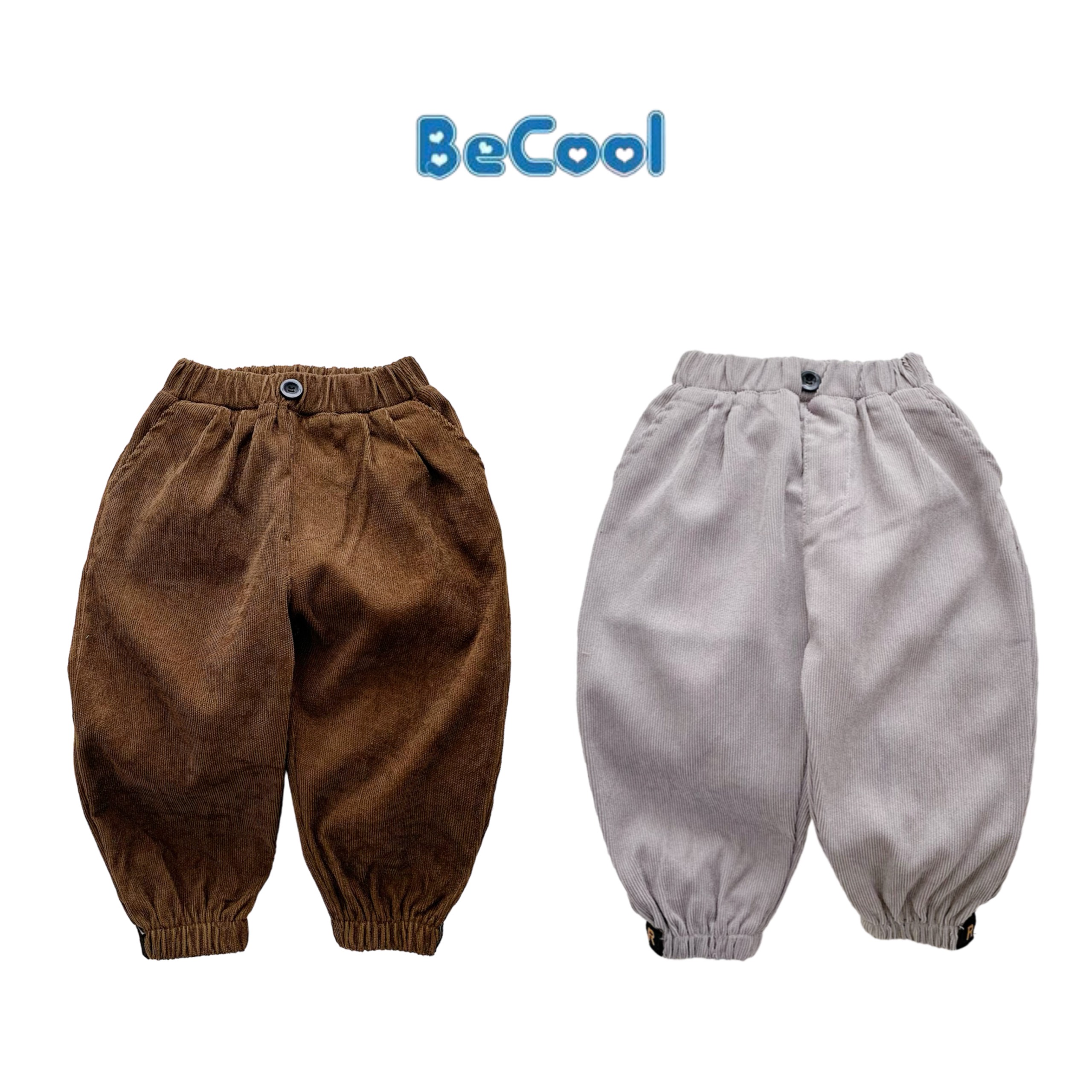 Quần dài nhung tăm becool, quần dài nhung tăm bomber cho bé từ 10 - 27kg