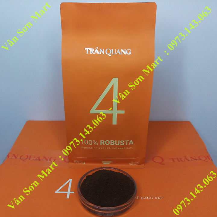 Cà phê rang xay số 4 (No4) Trần Quang bịch 500g (100% Robusta)