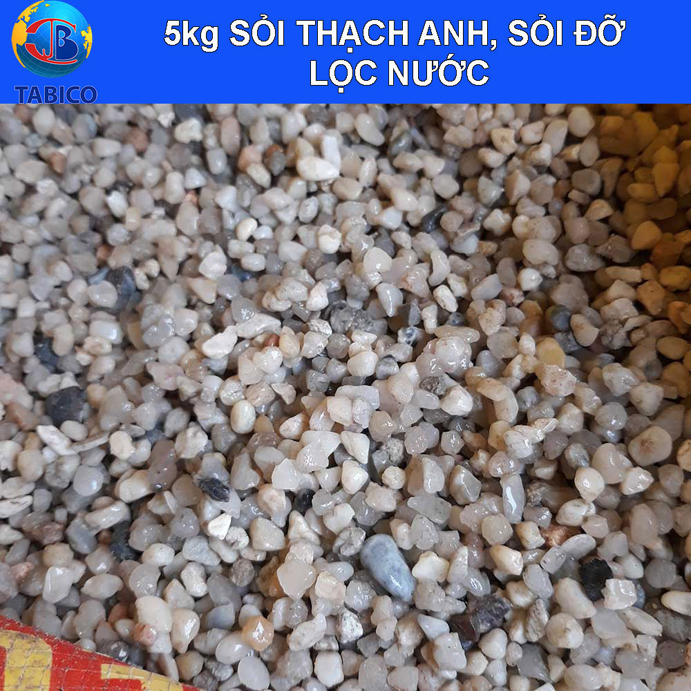 5kg sỏi thạch anh lọc nước, lọc phèn