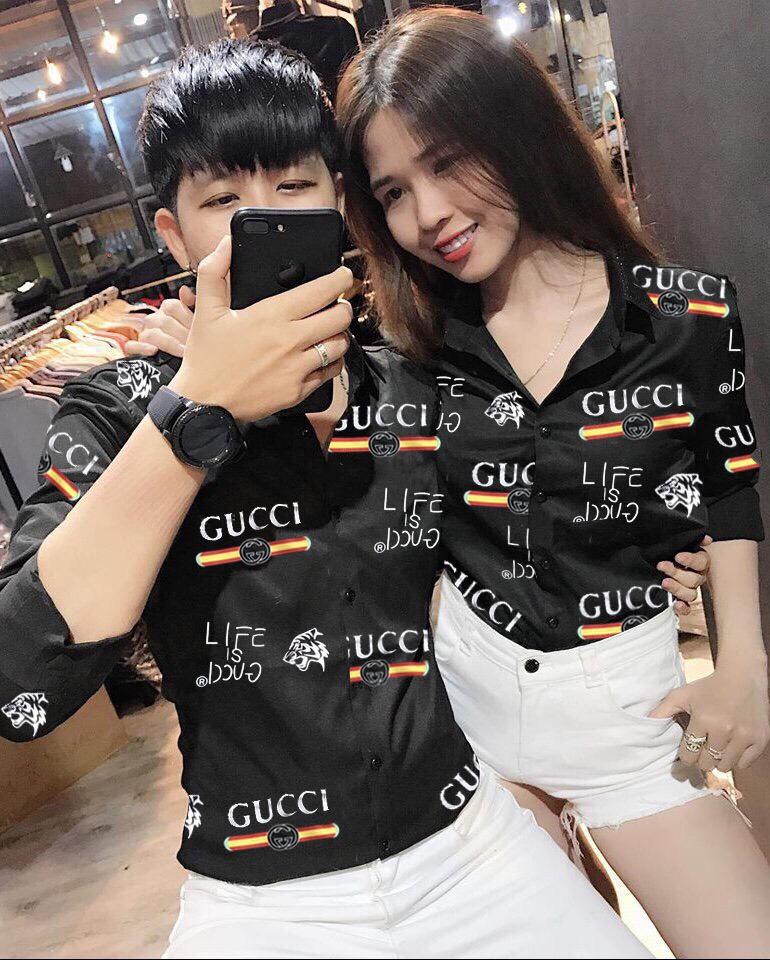 Áo sơ mi nam nữ chất lụa thời trang cao cấp mangofashion89 u8