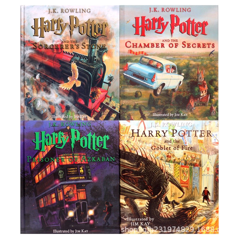 Harry Potter - bìa cứng - 4 quyển
