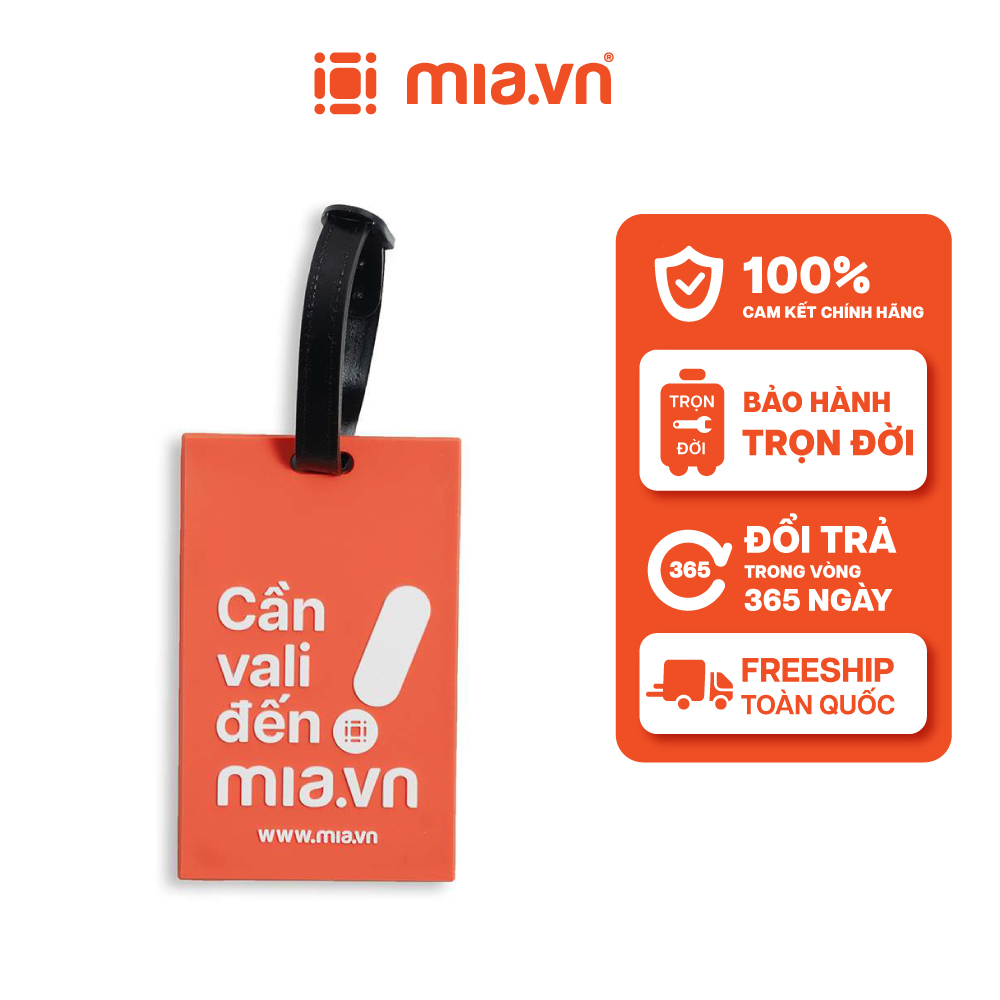 Thẻ treo hành lý Mia Luggage tag S Orange