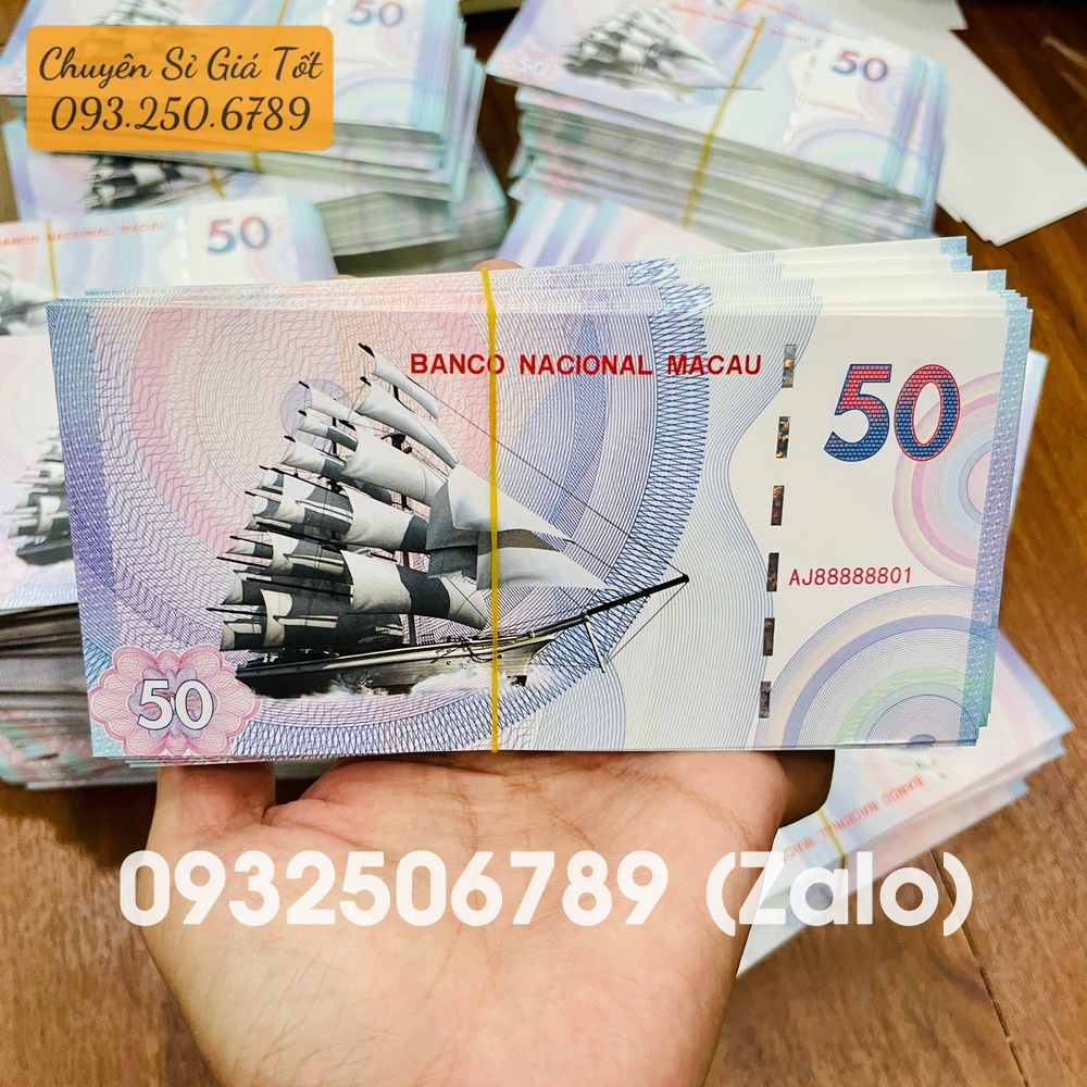 Combo 10 tờ tiền kỉ niệm thuận buồm xuôi gió của macao , phong thủy may mắn