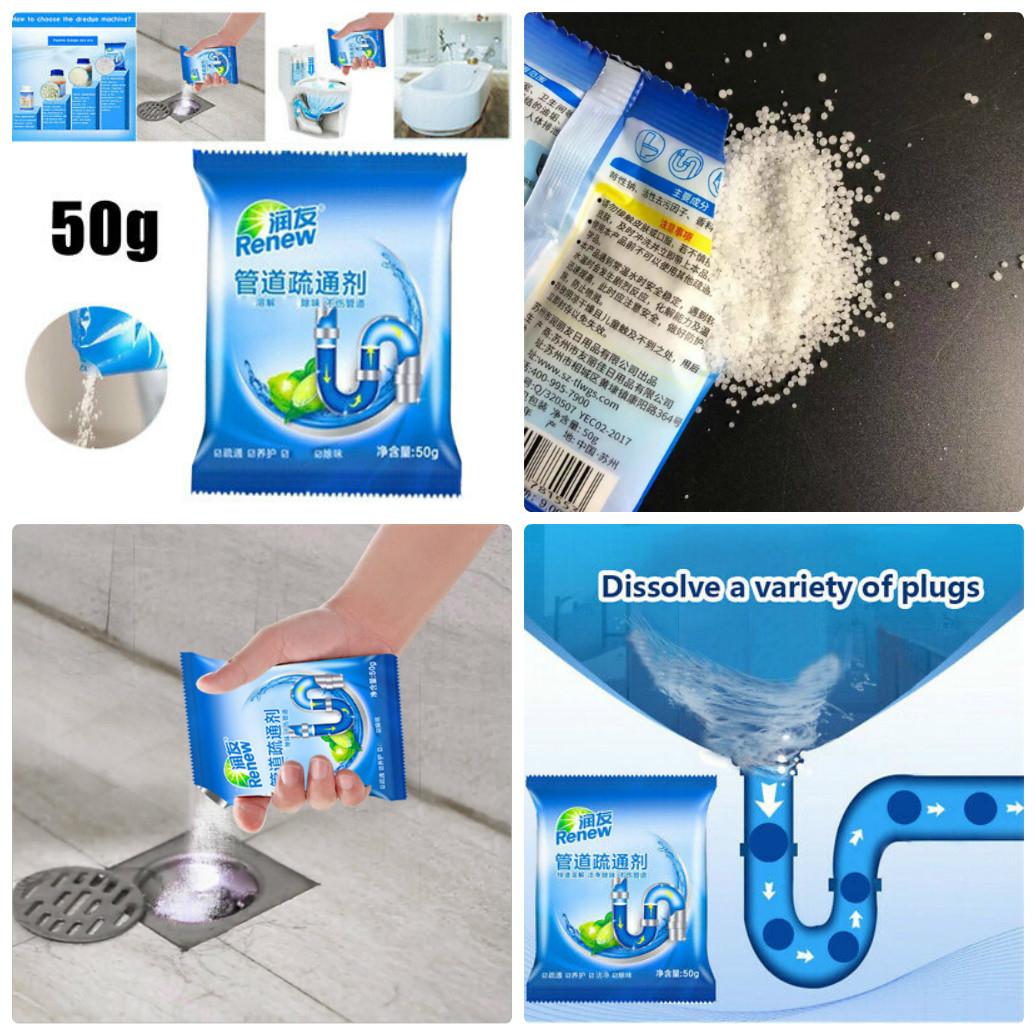 [HCM]Bột tẩy ống cống Renew Bột thông cống giúp cống thông thoáng Bột tẩy thông cống renew xóa bỏ sự lo lắng tắc đường ống dẫn nước
