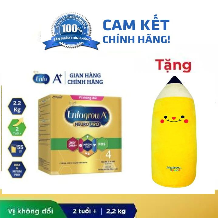 Sữa bột Enfa 4 hộp giấy 2kg2
