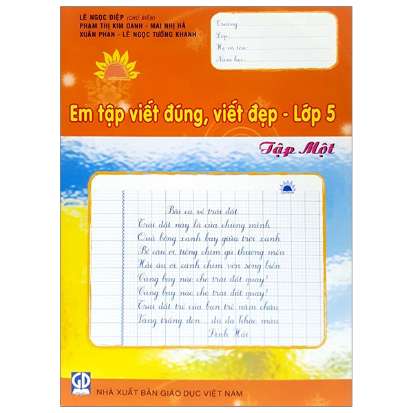 Fahasa - Em Tập Viết Đúng Viết Đẹp - Lớp 5 (Tập 1)