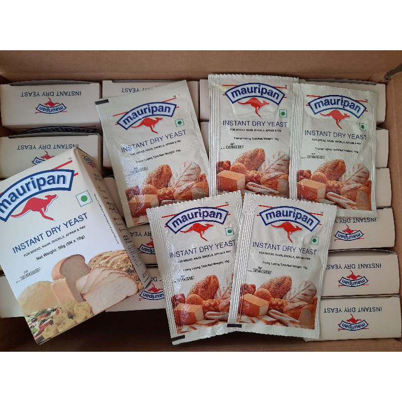 Bộ 10 gói Men nở bánh mì lạt (10 gói x 10g)