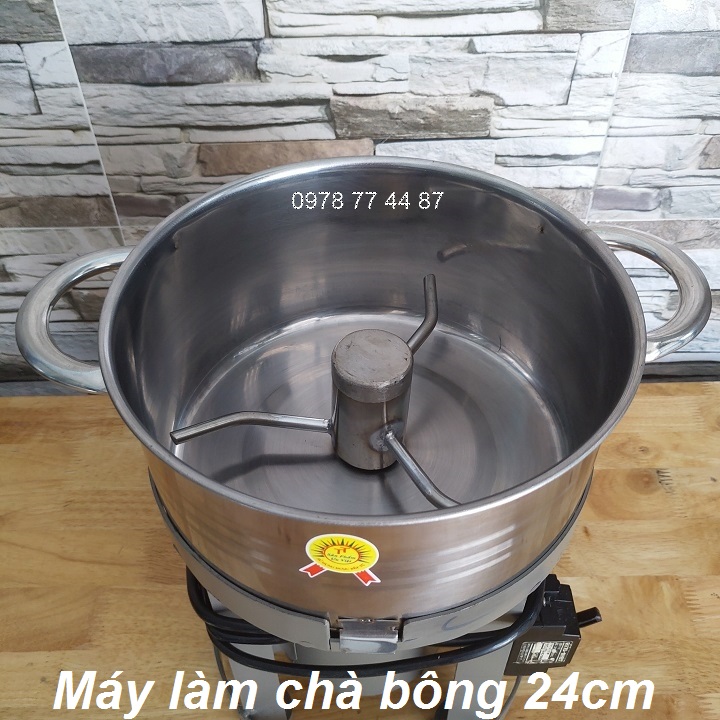 Máy đánh tơi thịt làm chà bông 1/2HP nồi 24cm