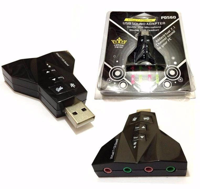 [HCM]USB SOUND ÂM THANH 7.1 MÁY BAY USB Sound Âm Thanh 3D Ra 4 Cổng 7.1