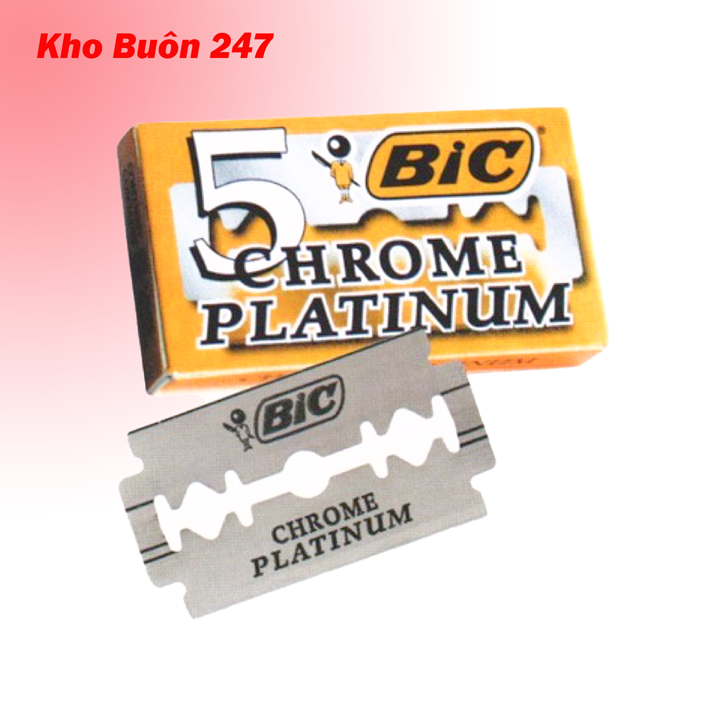 Hộp 5 lưỡi lam bic siêu bén
