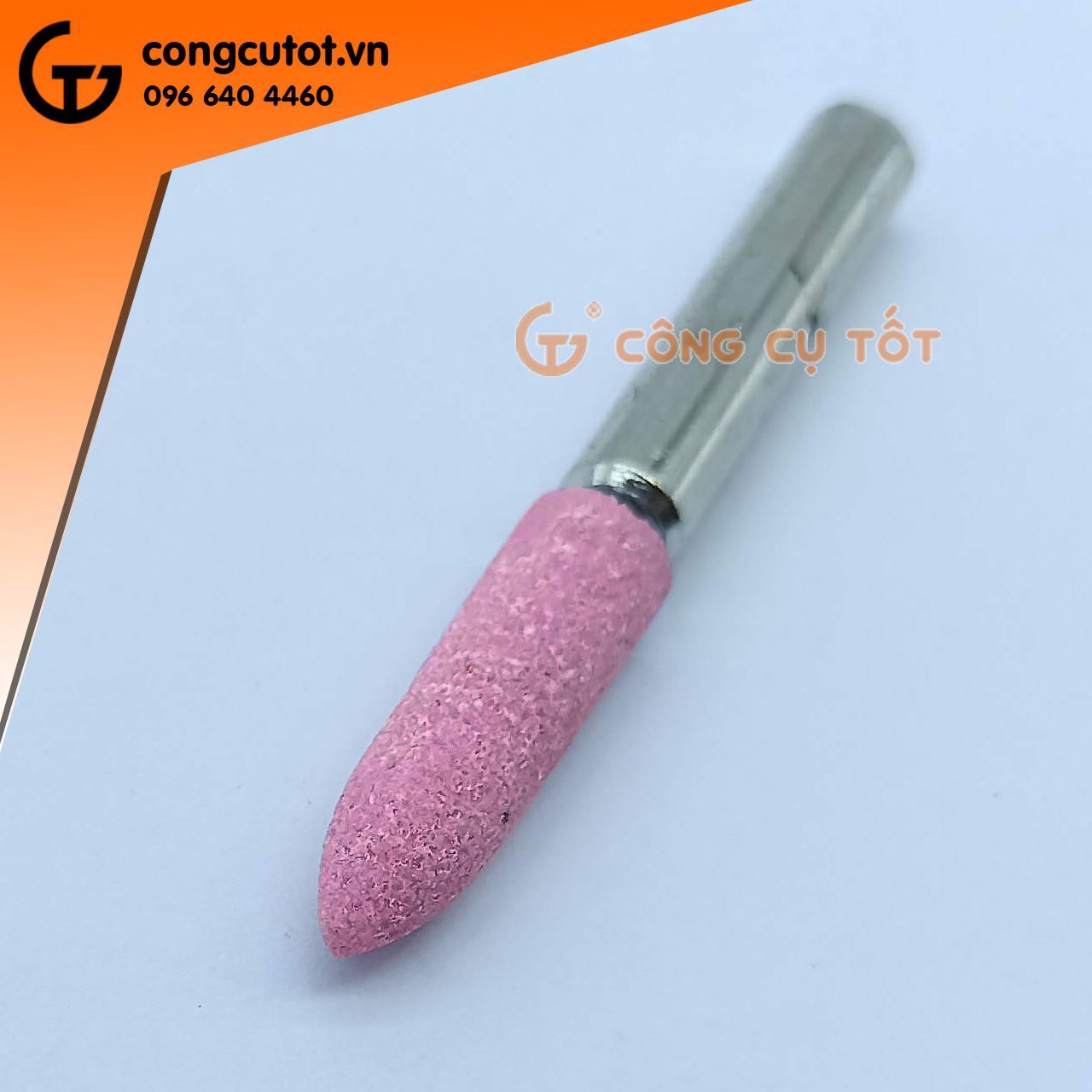 Mũi đá mài lốp hình trụ đầu nhọn A15 Φ6mm dài 22mm cốt 6 ly