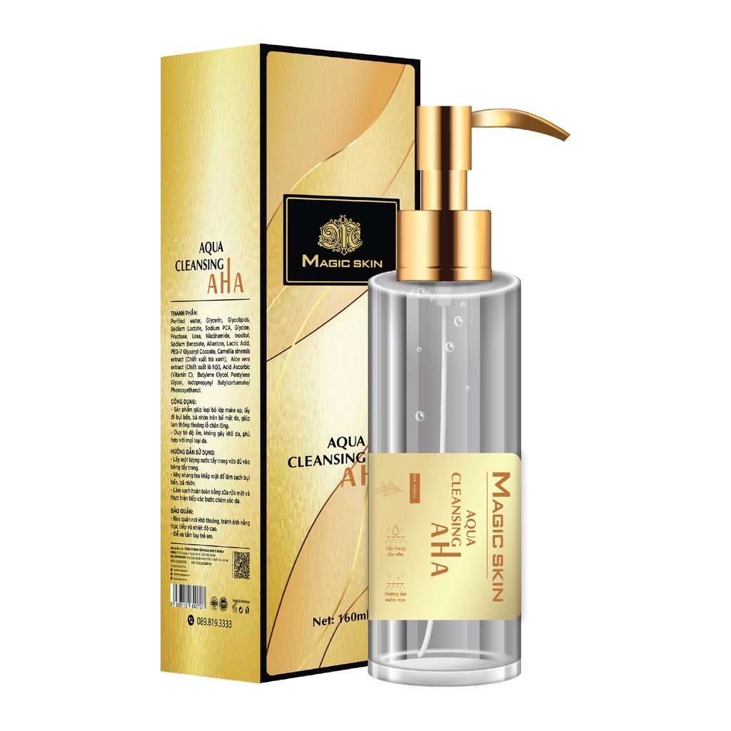 Nước tẩy trang Magic Skin Aqua Cleansing AHA