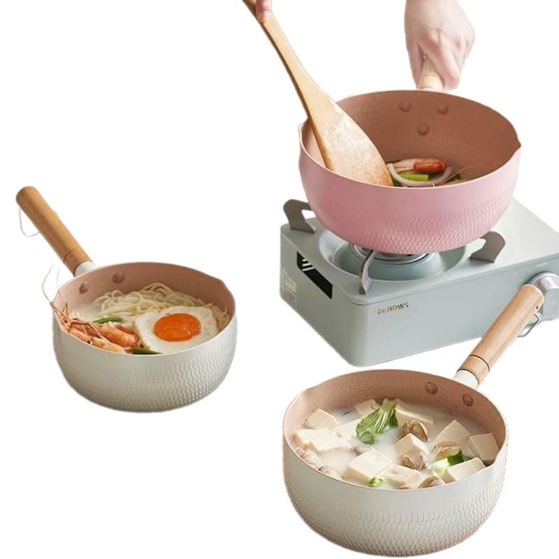 Chảo / nồi / quánh phủ ceramic sâu lòng đa năng 18cm