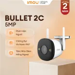 Camera Wifi ngoài trời Imou Bullet 2C I 3MP/5MP I IPC-F52P-D I Chống nước IP67