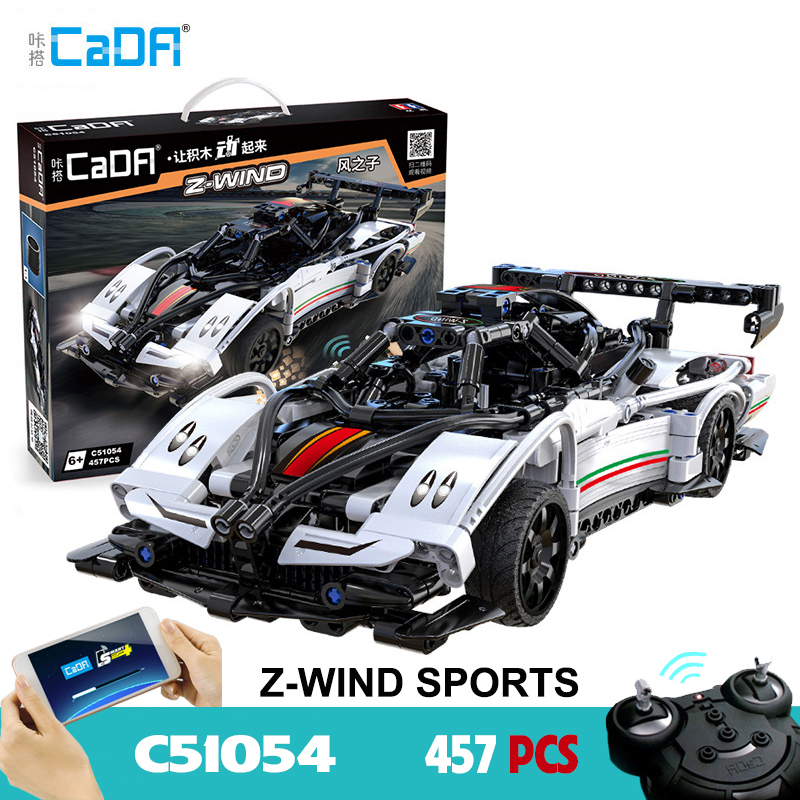 Đồ Chơi Lắp Ráp Kiểu LEGO Mô Hình Xe Đua Z-WIND CaDa C51054 Điều Khiển RC (2 Chế Độ) Với 457 Mảnh Ghép