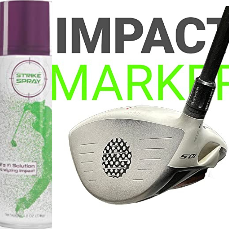 Phụ kiện golf xịt mặt gậy giúp phân tích điểm tiếp xúc bóng cải thiện kỹ thuật golf