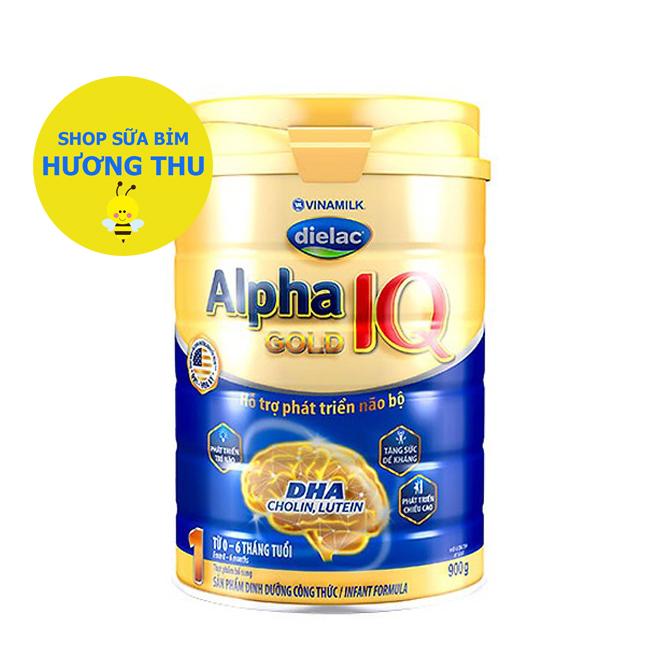 Sữa bột vinamilk dielac alpha gold iq số 1 mẫu mới lon 900g