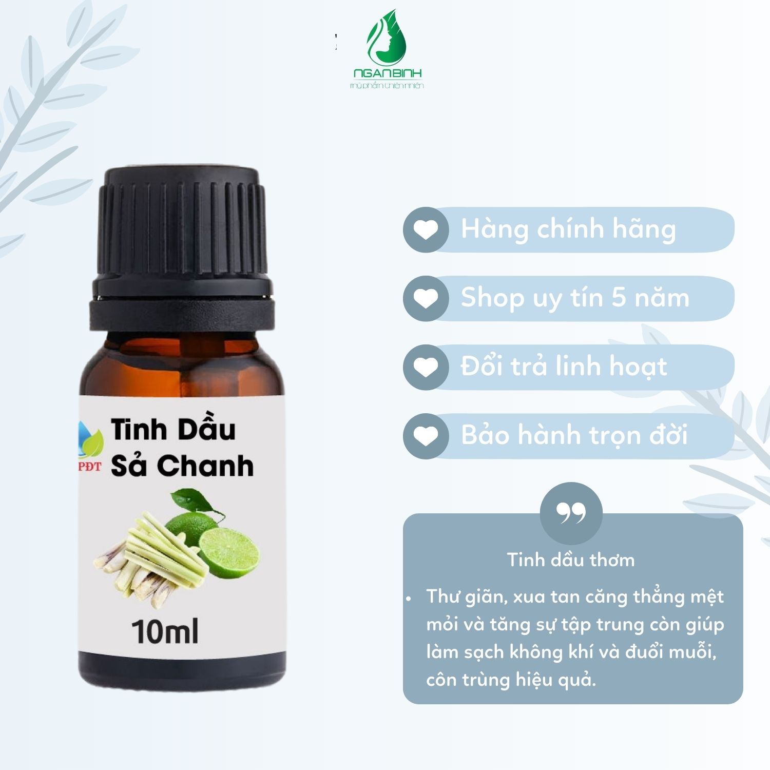 Tinh dầu thơm phòng nhẹ nhàng 12 mùi hương đa dạng