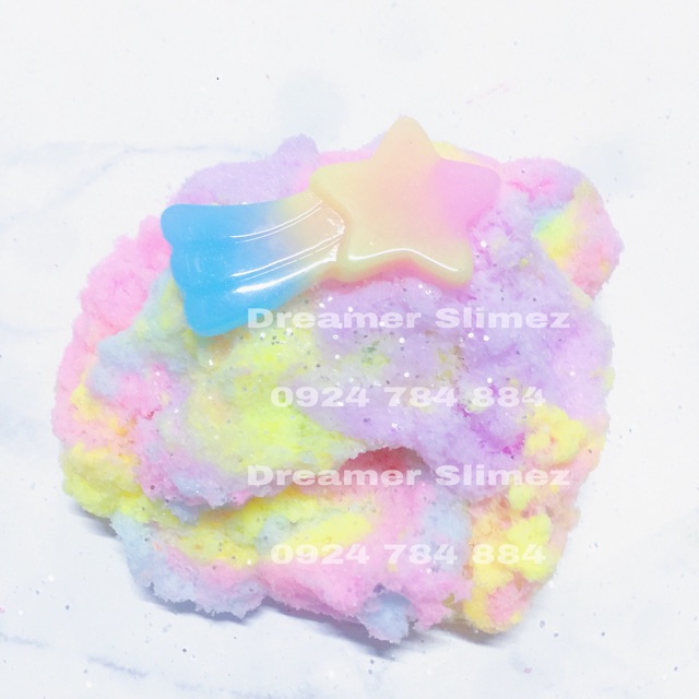 Slime sao băng ngang qua 💫 slime mây làm từ snowwonder siêu khô bông tơi i cloud slime đẹp không rơi tuyết i slime rẻ