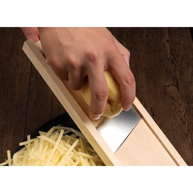 Dụng cụ bào sợi rau củ quả thông minh làm từ gỗ. Dao Bào sợi đu đủ, susu , khoai Tây