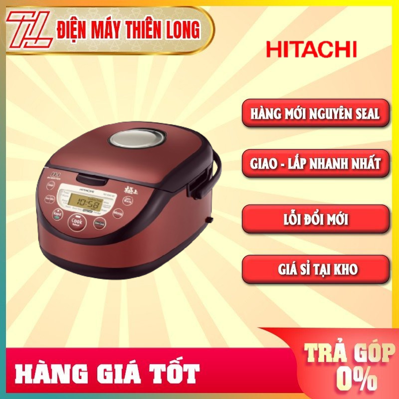 Nồi cơm điện cao tần inverter hitachi 1.8 lít rz-ghe18y - trả góp 0% - giao toàn quốc - ngoài hcm tính phí