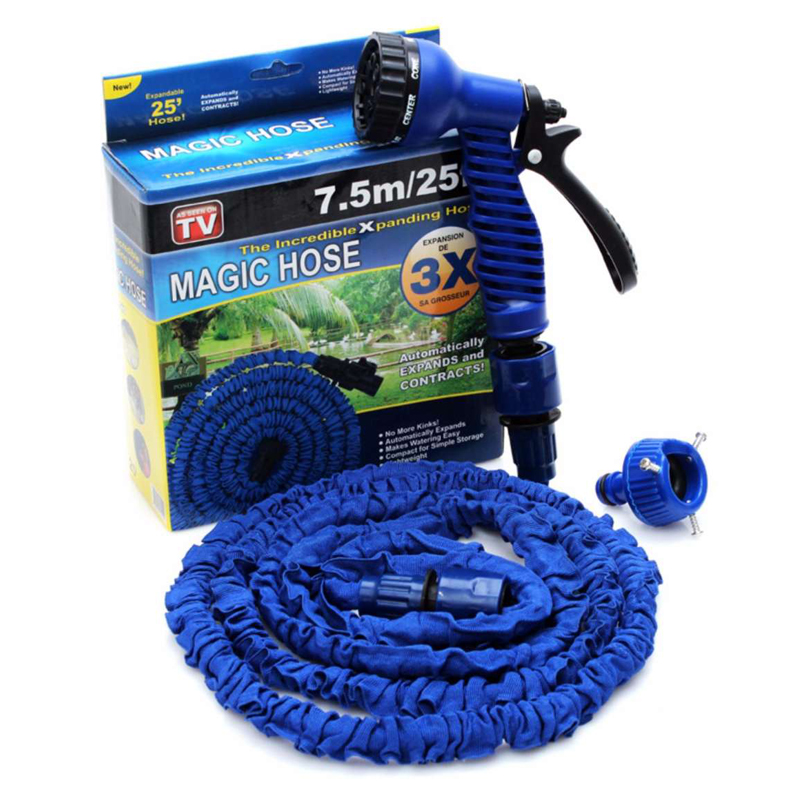 Vòi xịt nước dãn nở thông minh - vòi nước dãn nở magic hose, dây bơm nước co giãn tăng áp dùng để tưới vườn rửa xe