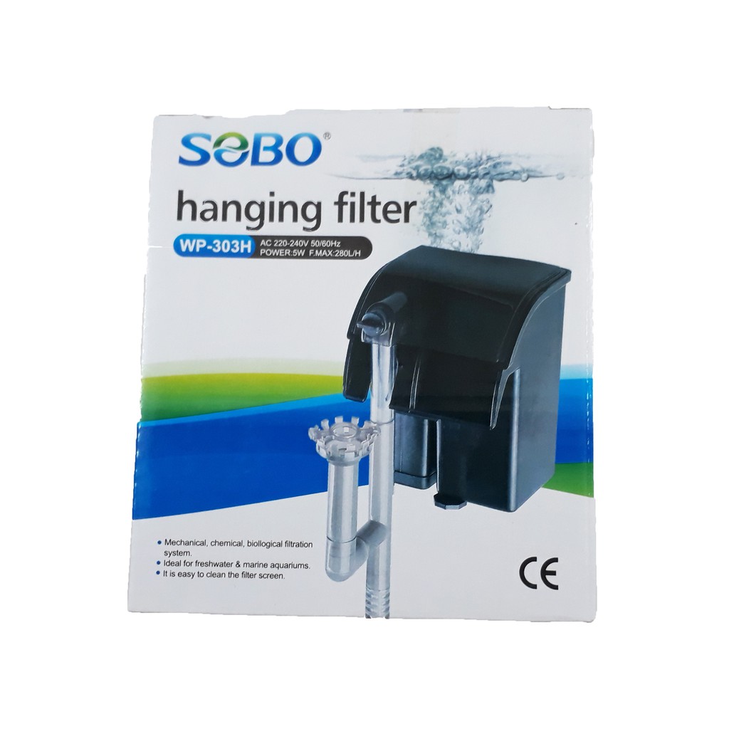 Máy lọc thác hồ cá sobo wp-303h