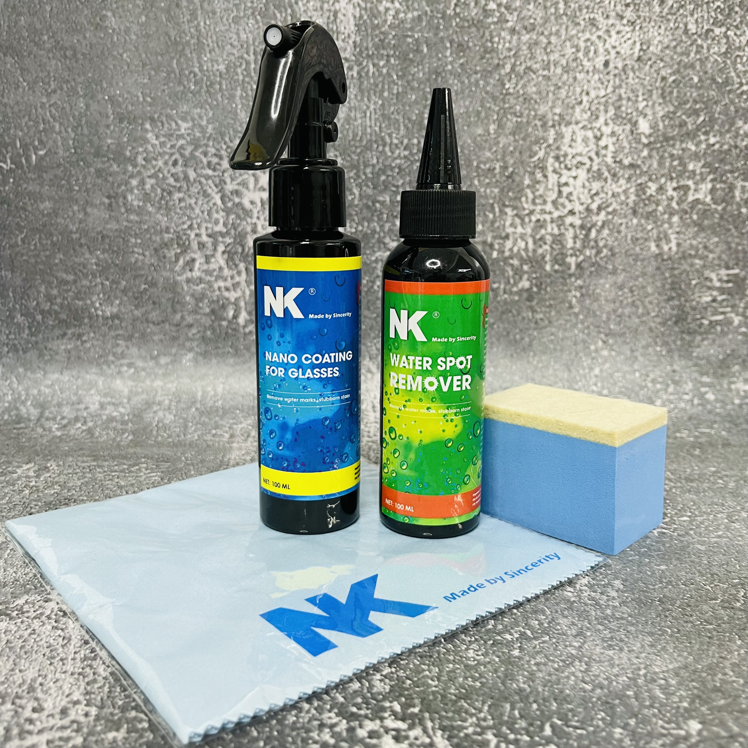 Combo ưu đãi tẩy ố kính + nano kính nk 100ml