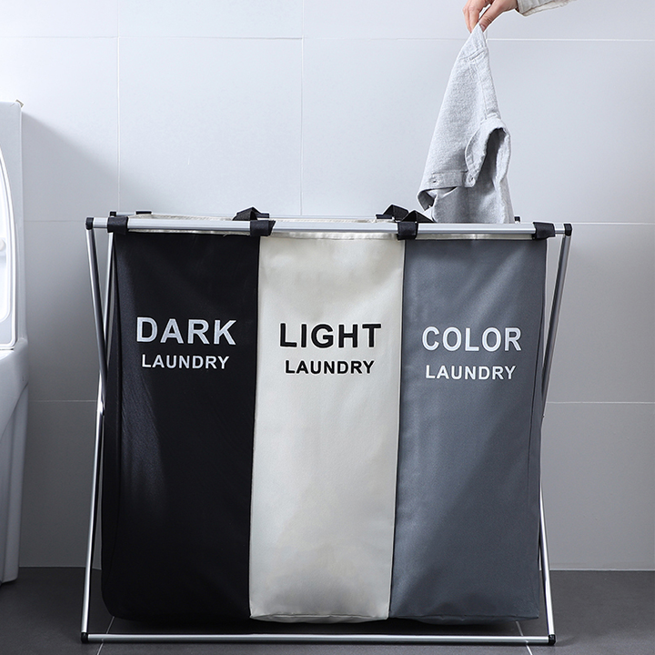 [SẴN HÀNG] GIỎ ĐỰNG ĐỒ 3 NGĂN BẰNG VẢI ĐA NĂNG,TIỆN ÍCH