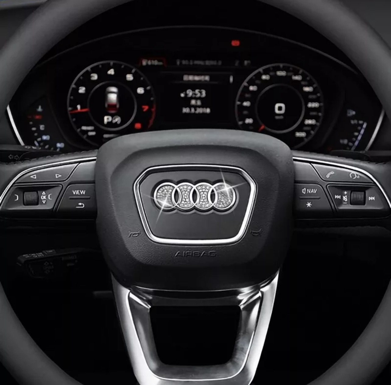 Đính đá vô lăng xe kia mercedes mazda toyota hyundai ford các hãng theo xe sang trọng
