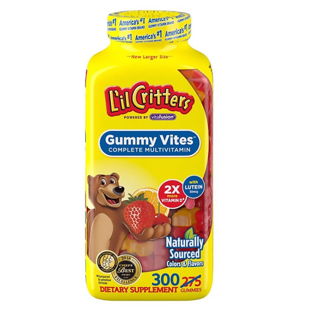 L'il Critters Kẹo Dẻo Gummy Vites bổ sung Multivitamin Cho Trẻ 300 Viên