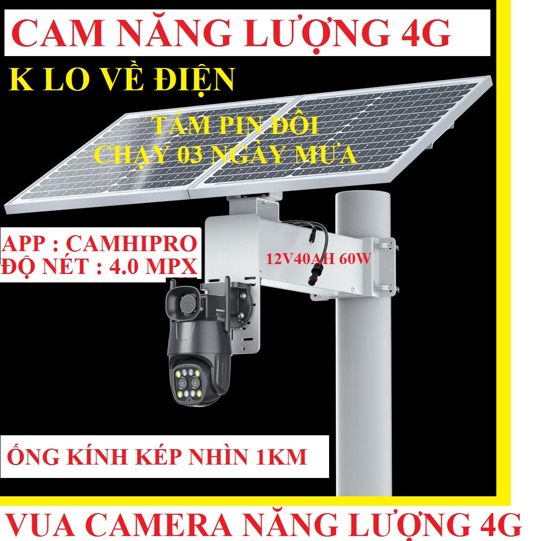 camera năng lượng MẶT TRỜI SIM 4G giá tốt Tháng 5, 2023 Camera giám sát