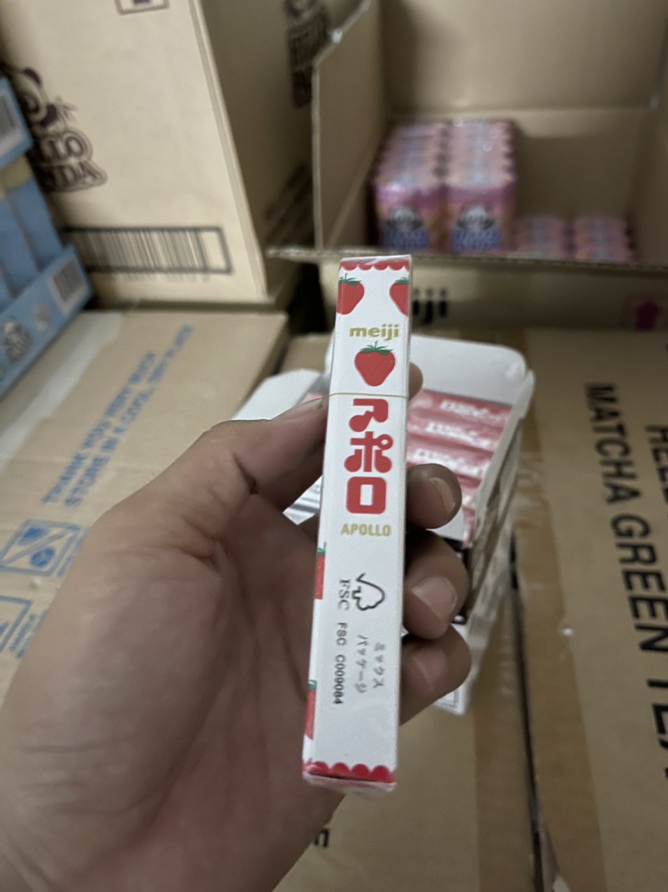 Kẹo socola meiji apollo 46g