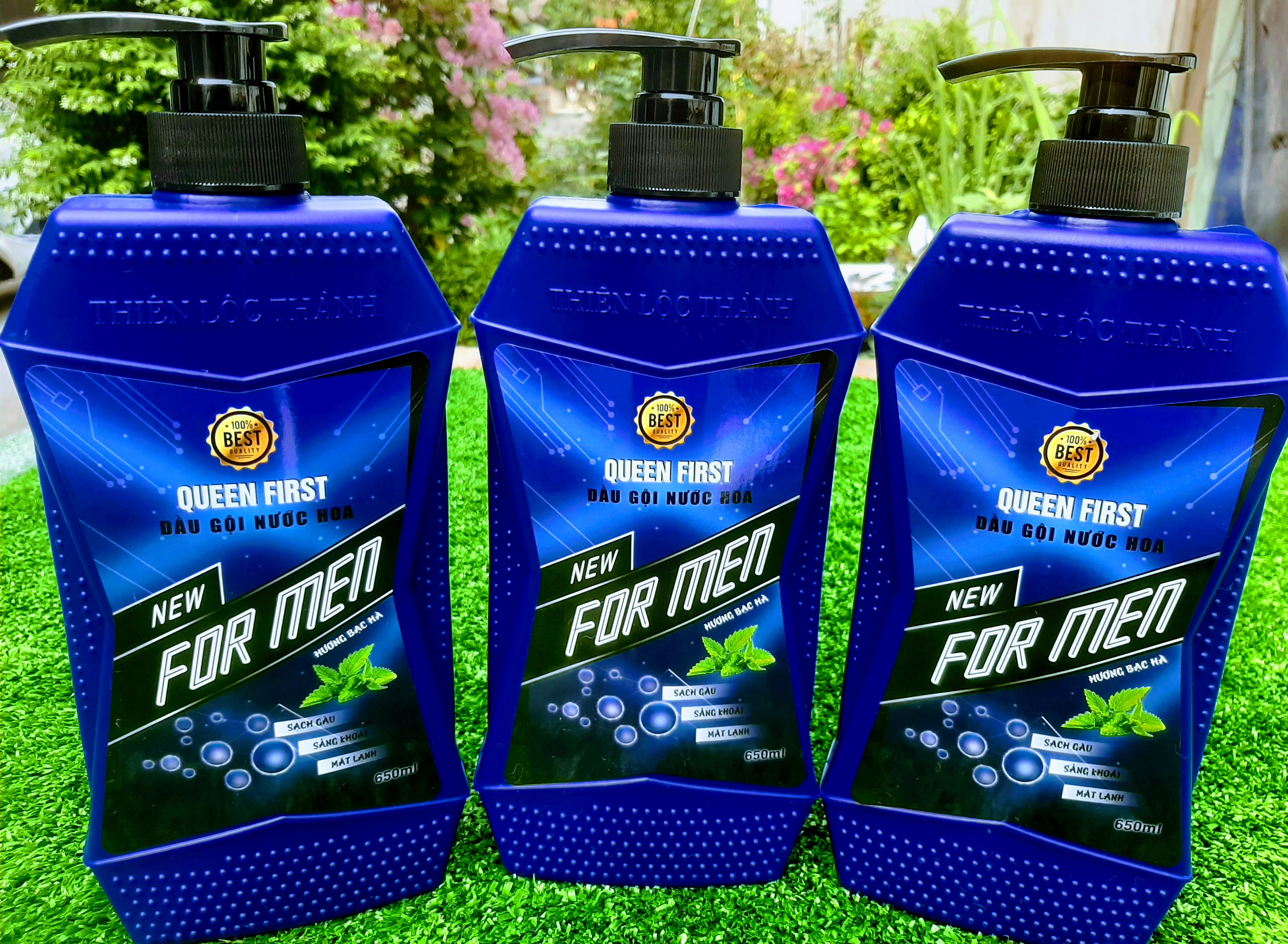 Dầu Gội Đầu Nam Hương Bạc Hà FOR MEN 650ml Sạch Gàu Mát Lạnh.