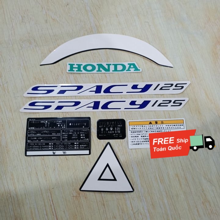 [MIỄN SHIP] Tem dán trang trí xe SPACY 125