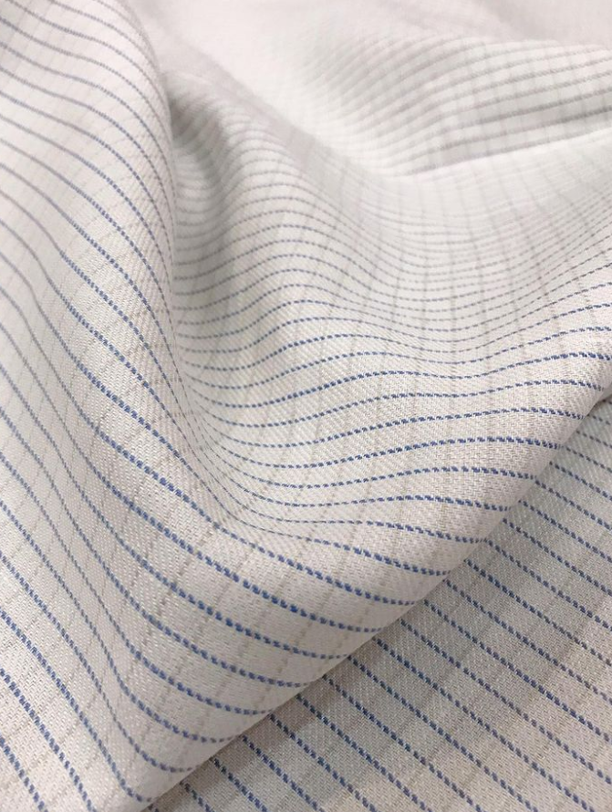 [HCM] Vải linen tưng premium caro nhỏ-Khổ 1m45