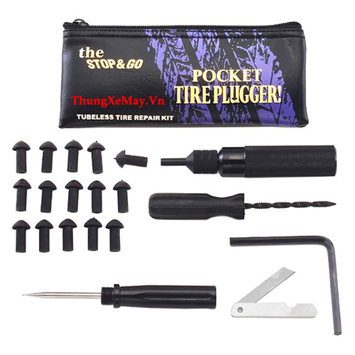 Bộ vá xe Stop & Go (Ko kèm bơm điện) dùng cho ô tô và xe máy