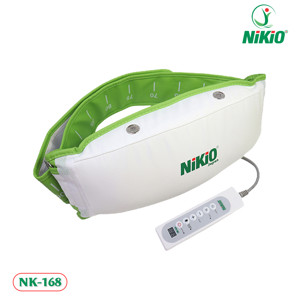 Máy Massage Bụng Giảm Mỡ Nikio NK-168 - Công Nghệ Rung Và Nóng, Đánh Tan Mỡ Nhanh Chóng, 9 Chế Độ Mát Xa Tùy Chọn