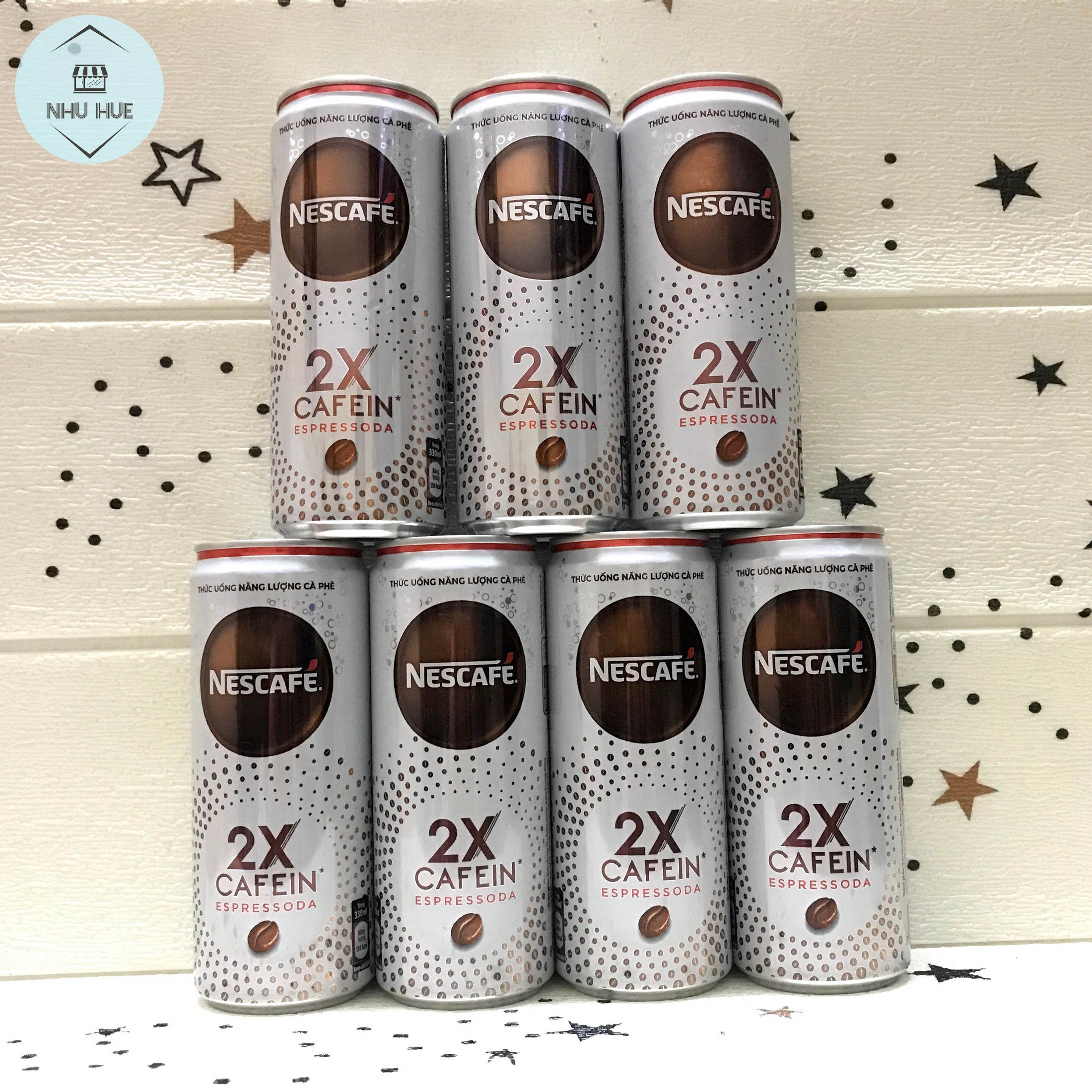 Cà phê lon NesCafe Espressoda 2X Cafein