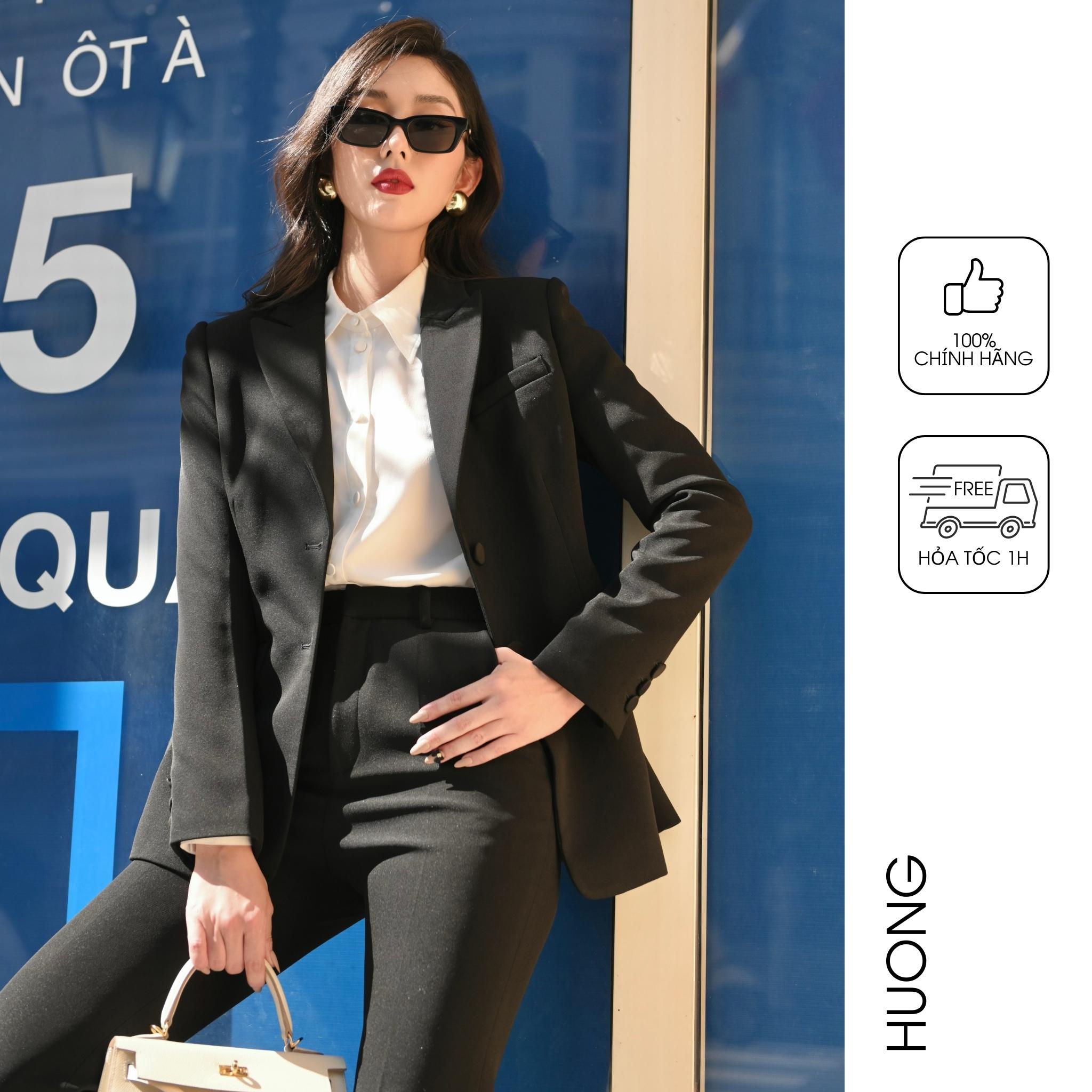  Quần đứng đen HUONG BOUTIQUE HBQ92 