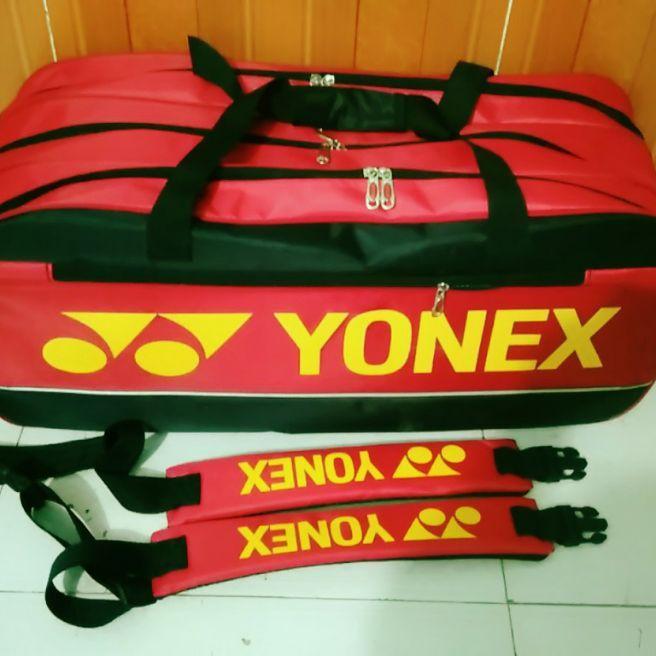 bao vợt cầu lông vuông 3 ngăn chính