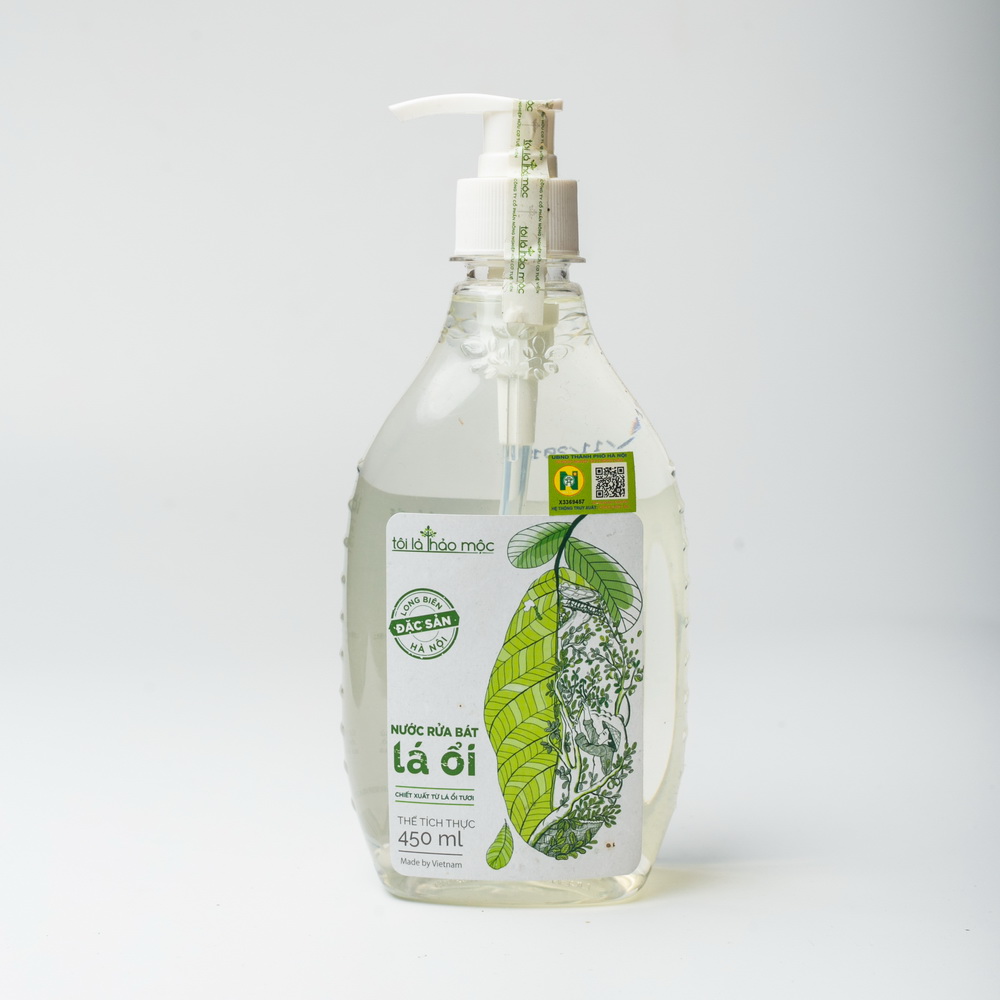 Nước rửa chén lá ổi tôi là thảo mộc 450ml