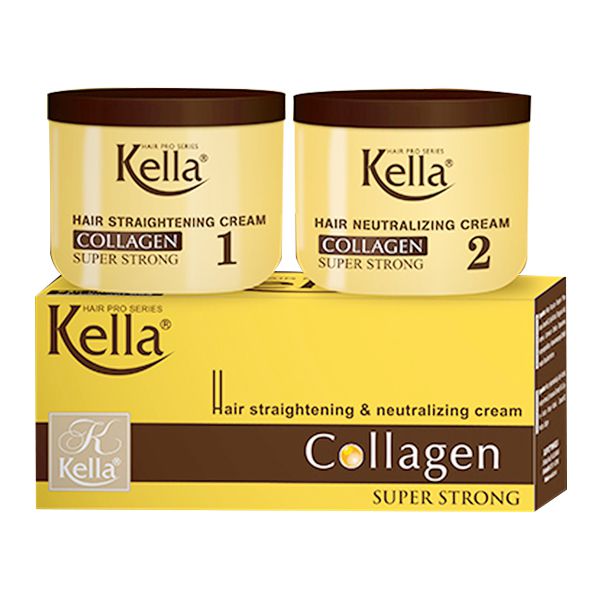 Kem duỗi tóc KELLA Collagen Super Strong (500ml)