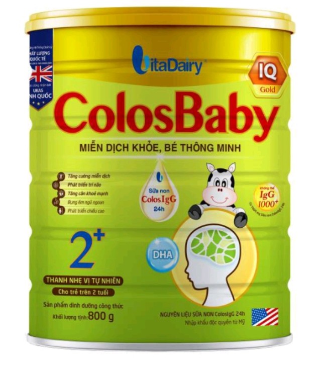 Sữa colosbaby iq gold 2, 1, 0 800g
