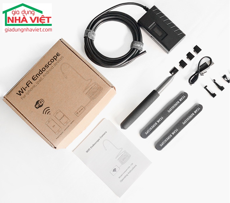 Camera nội soi đầu dò 5.5mm FullHD WiFi Inskam 109