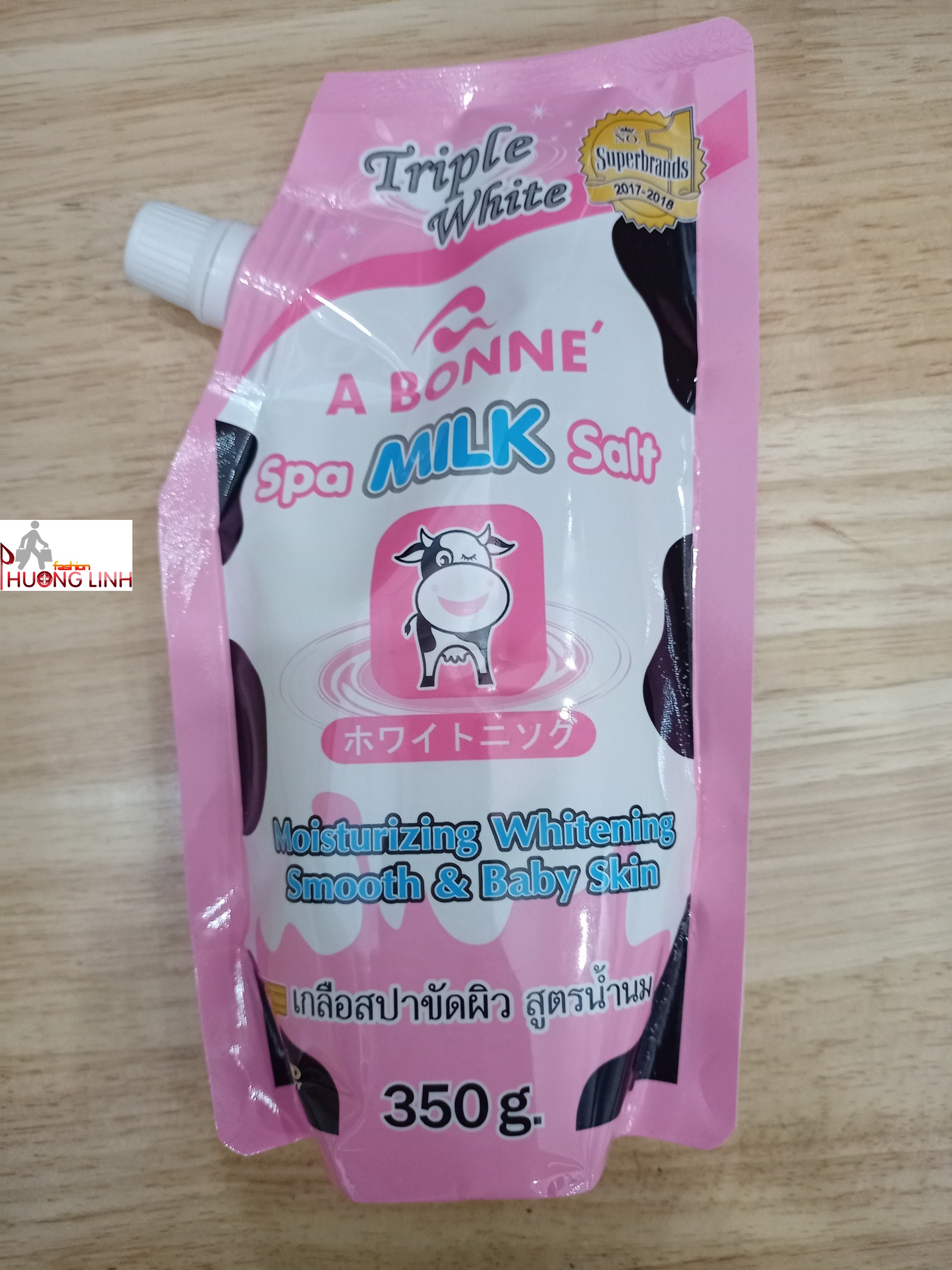 HCMMuối tắm sữa bò tẩy tế bào chết A Bonne Spa Milk Salt Thái Lan 350g
