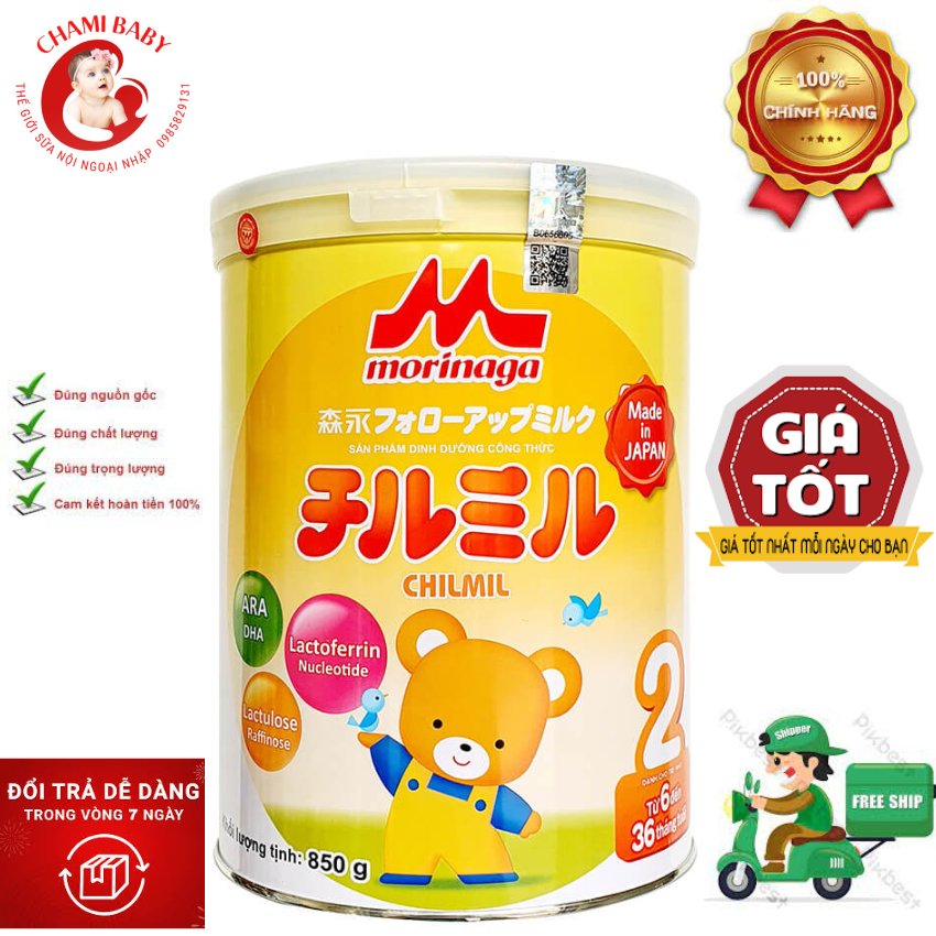 Sữa Morinaga Chilmil số 2 320g tốt cho tiêu hóa.