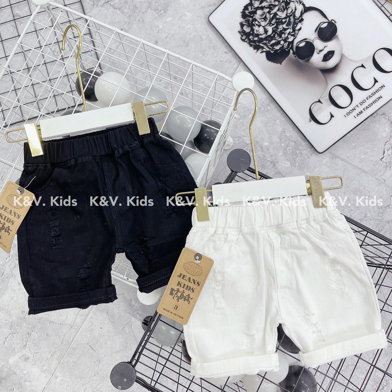 Quần short kaki cho bé 8-18kg