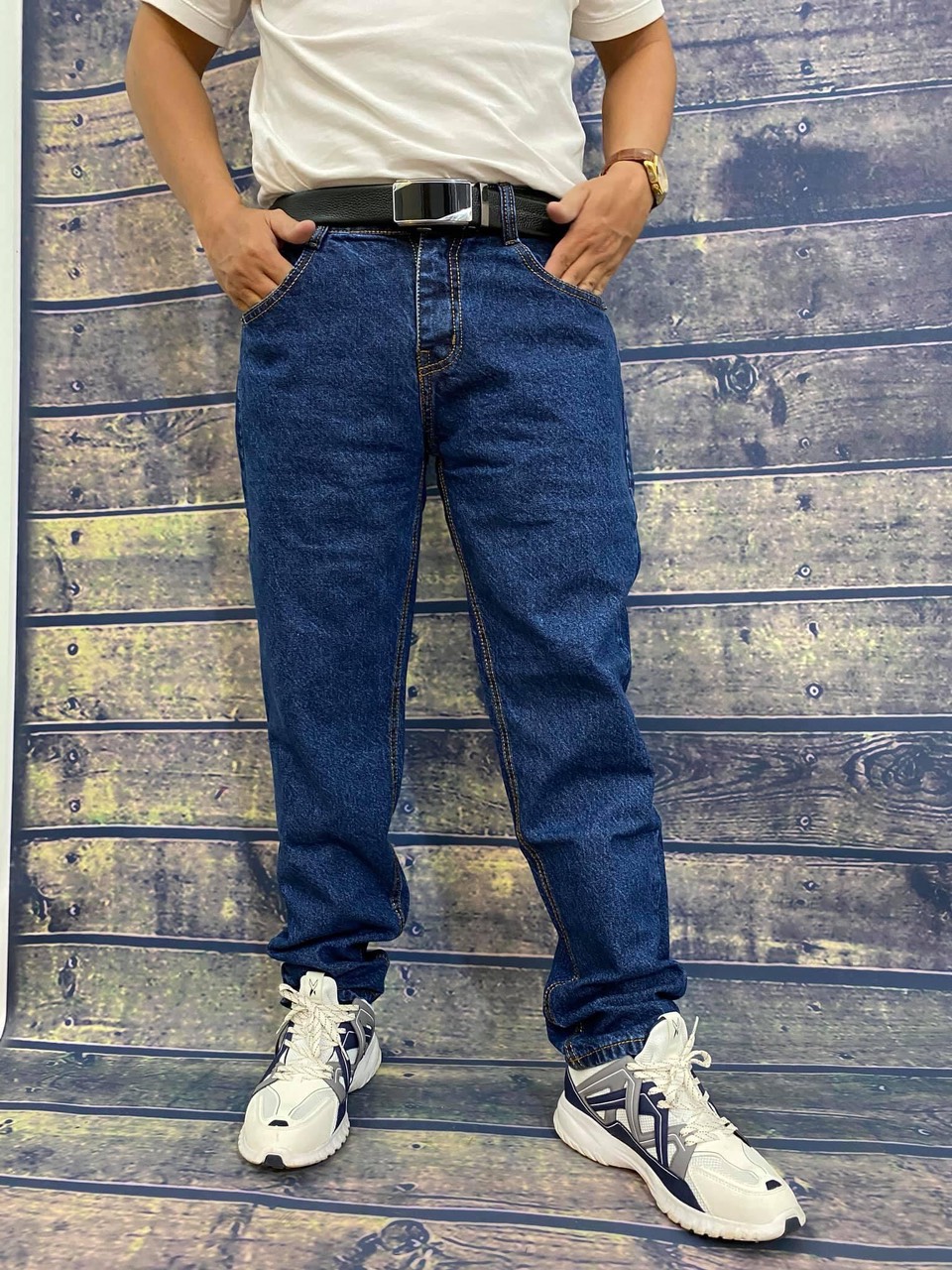 [HCM]Quần Jeans Nam From Ống Rộng Thoải Mái